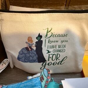 Canvas Pouch with Printed wicked Design